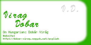 virag dobar business card