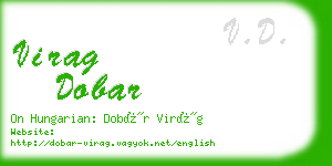 virag dobar business card